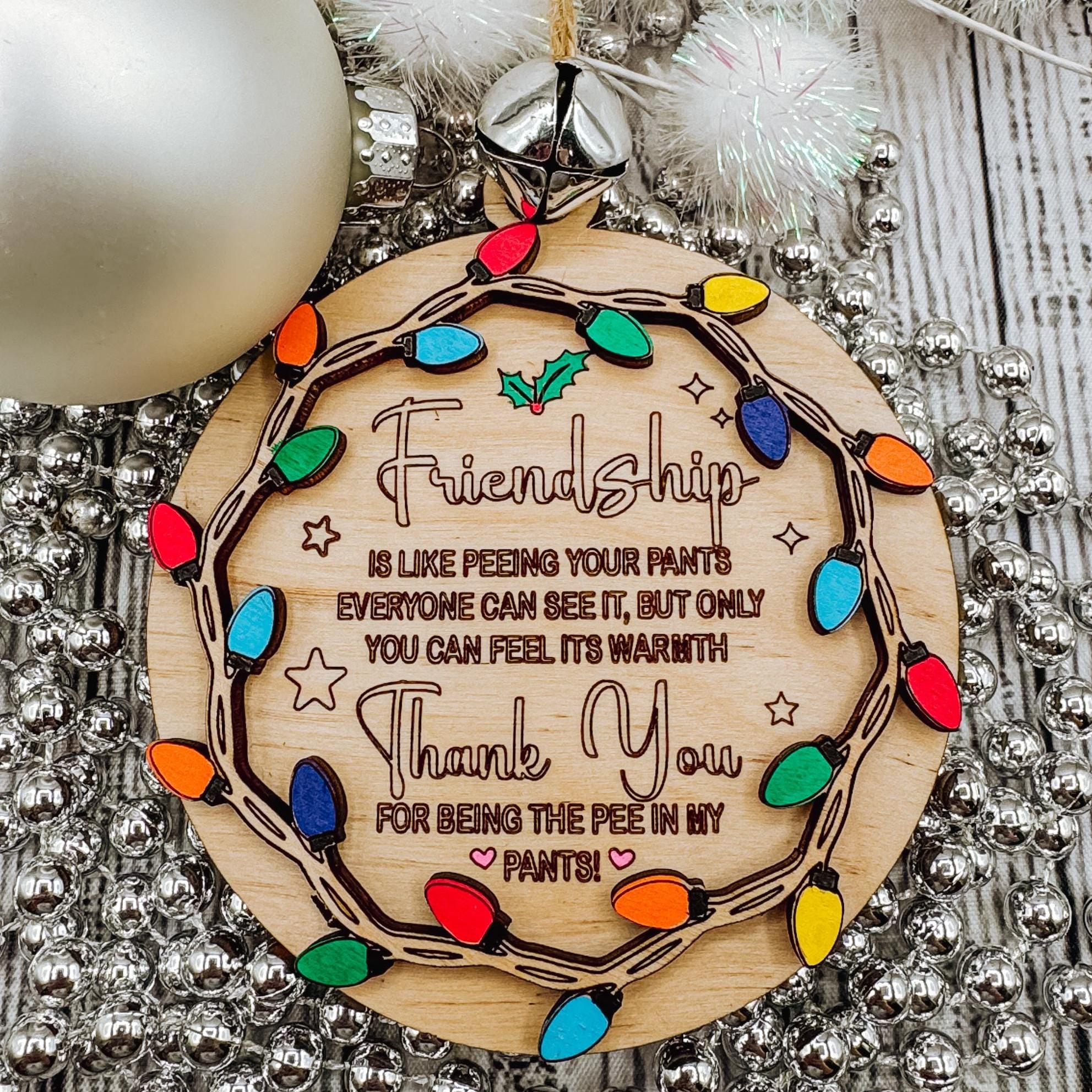 Coworker friendship funny Christmas gift for work | Coworker appreciation gift