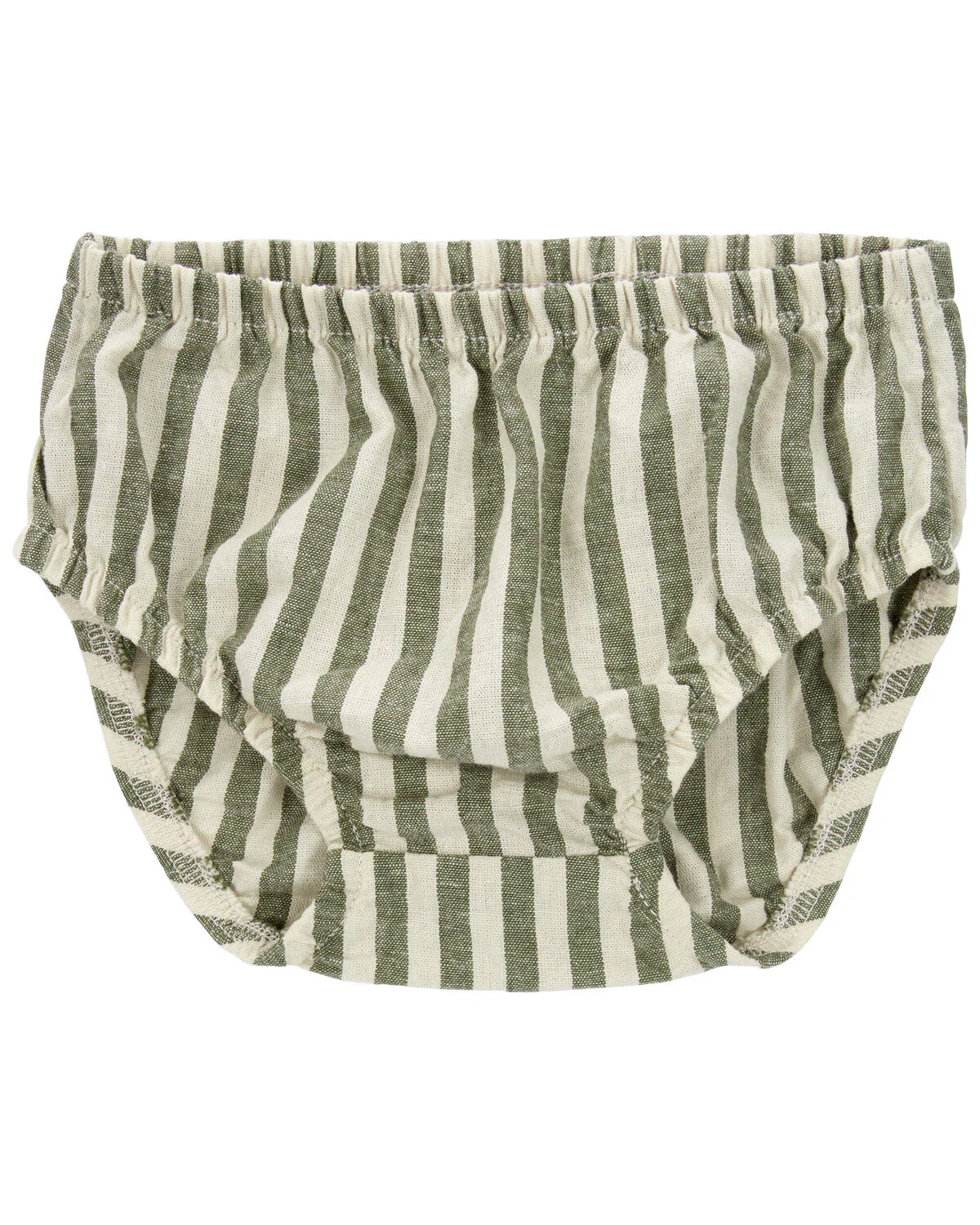 Carter's Baby 2-Piece Striped Linen Dress & Headwrap Set