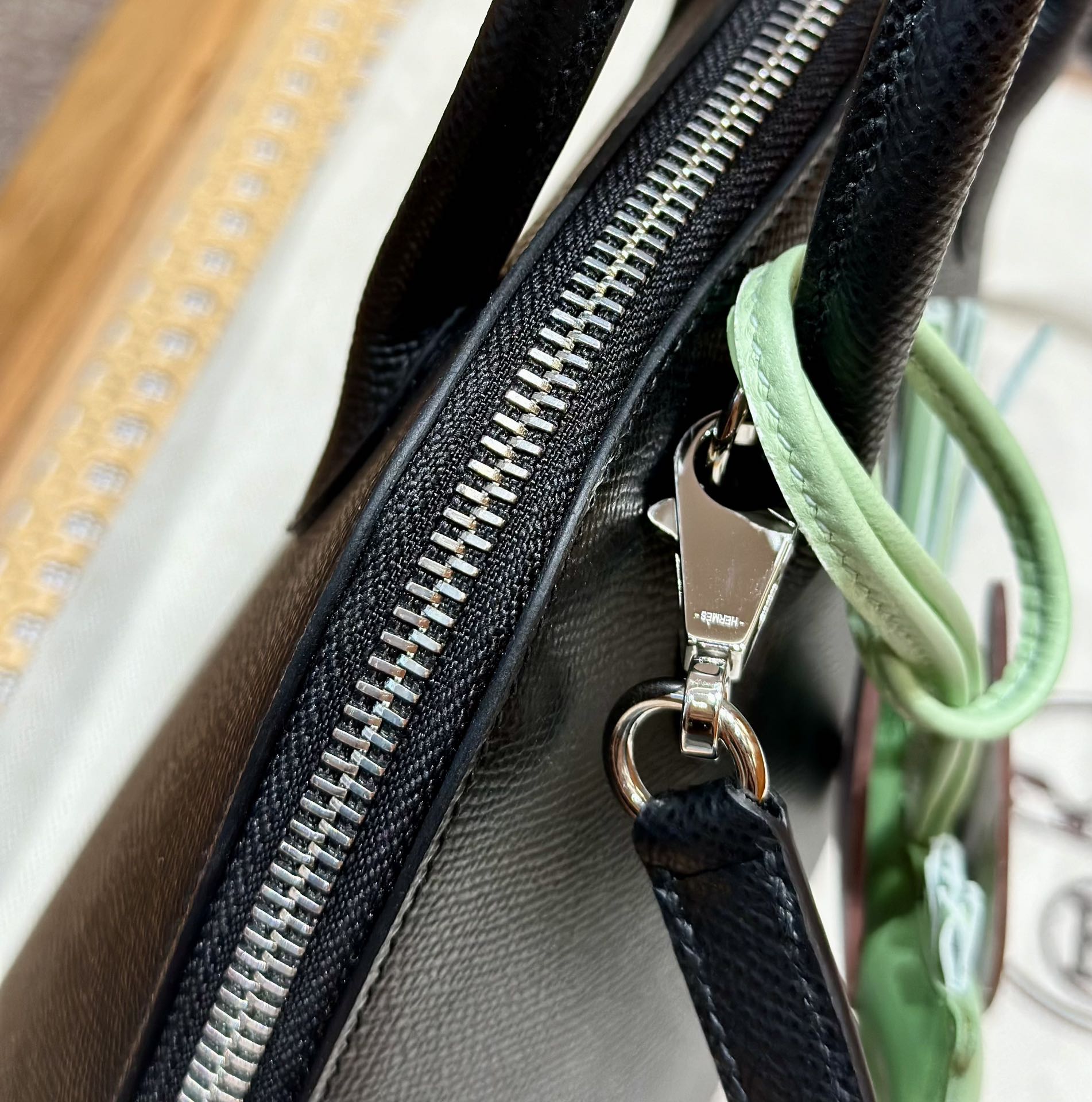 Hermes Bolide ck89Black Handbag (Handmade to order)