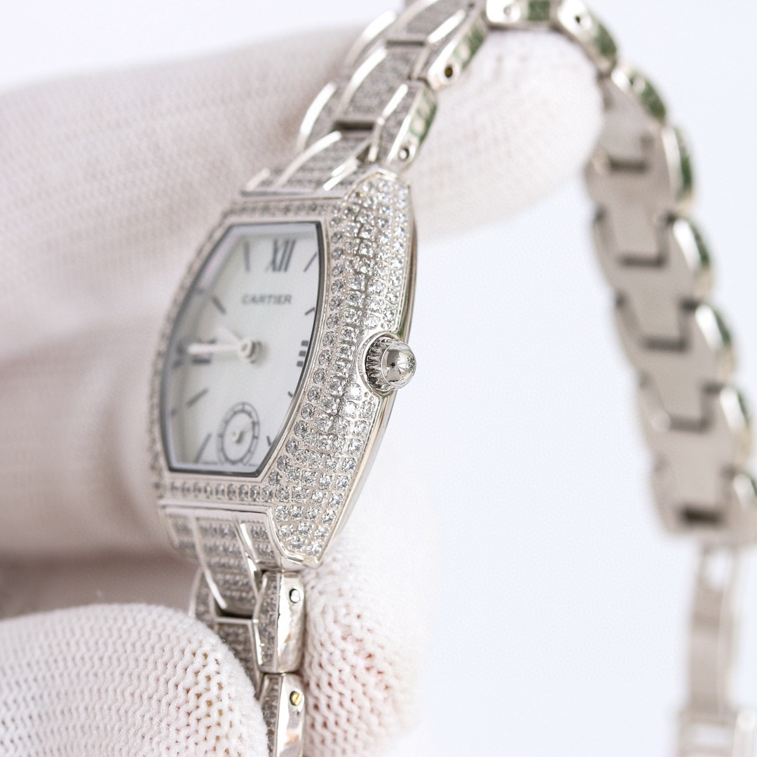Cartier Gypsophila - Mini lady tonneau watch