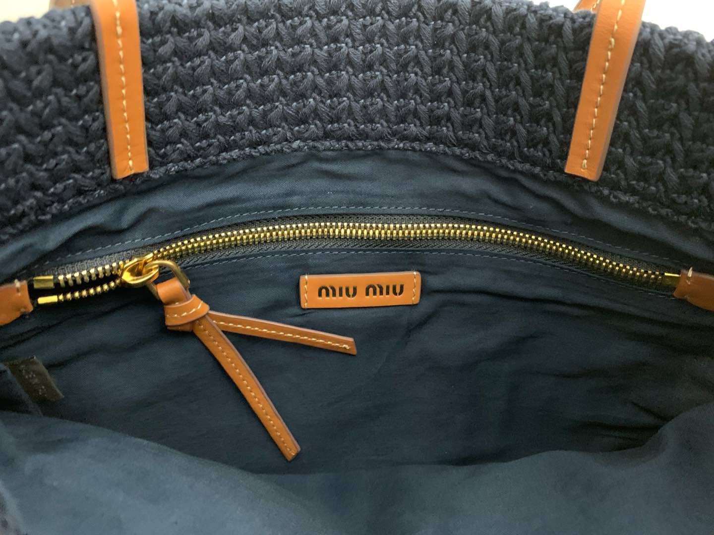 Miu Miu vertical embroidered handbag 5BG248