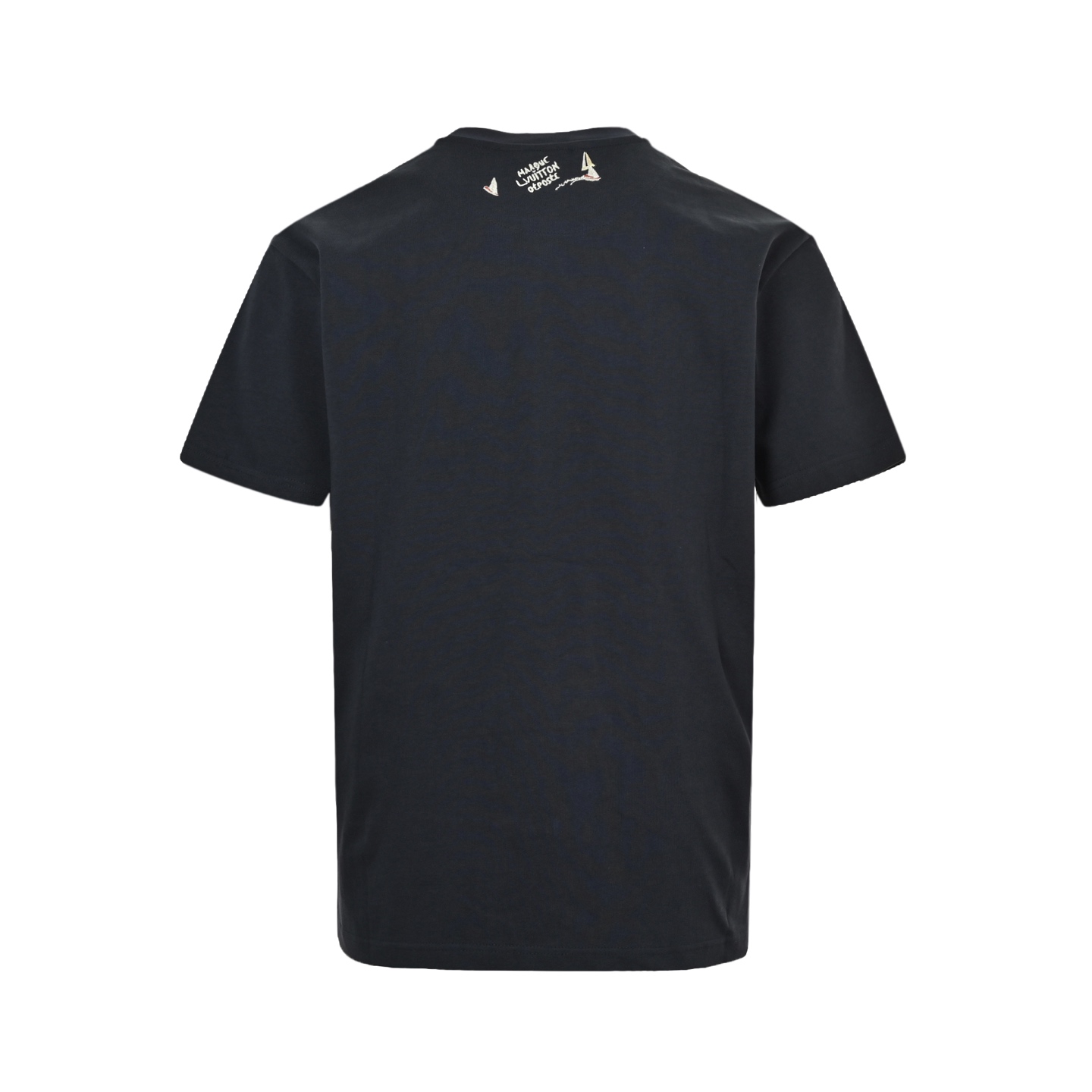 Louis Vuitton 25ss sailboat logo embroidered short sleeve