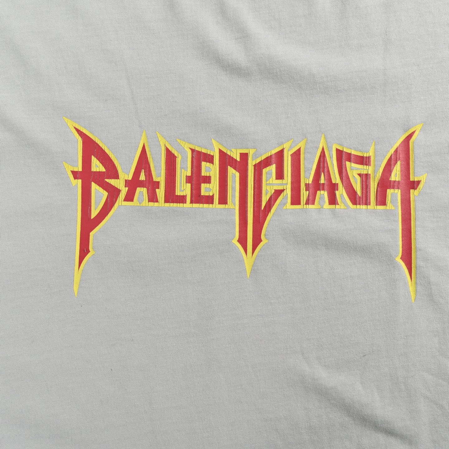 Balenciaga ironing letter short sleeve