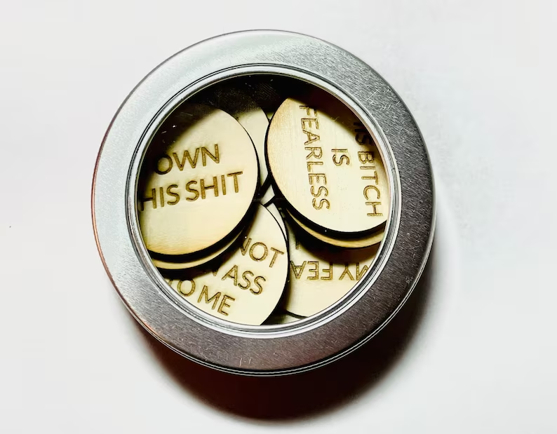 Mini Sweary Affirmation discs