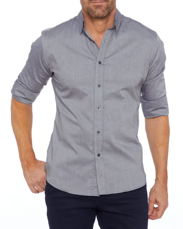 🔥 Last Day 70% OFF 🔥Oxford Stretch Zip Shirt (Buy 2 Free Shipping)