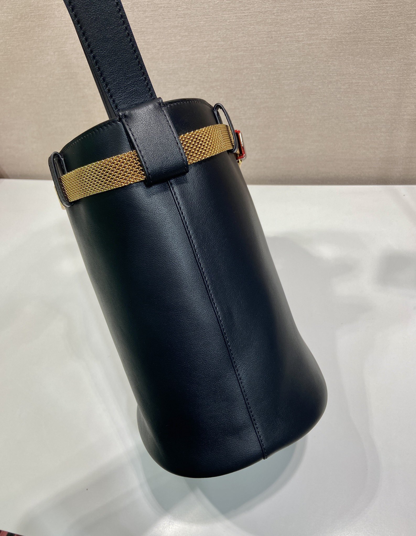 Prada Buckle Handbag 1BE085