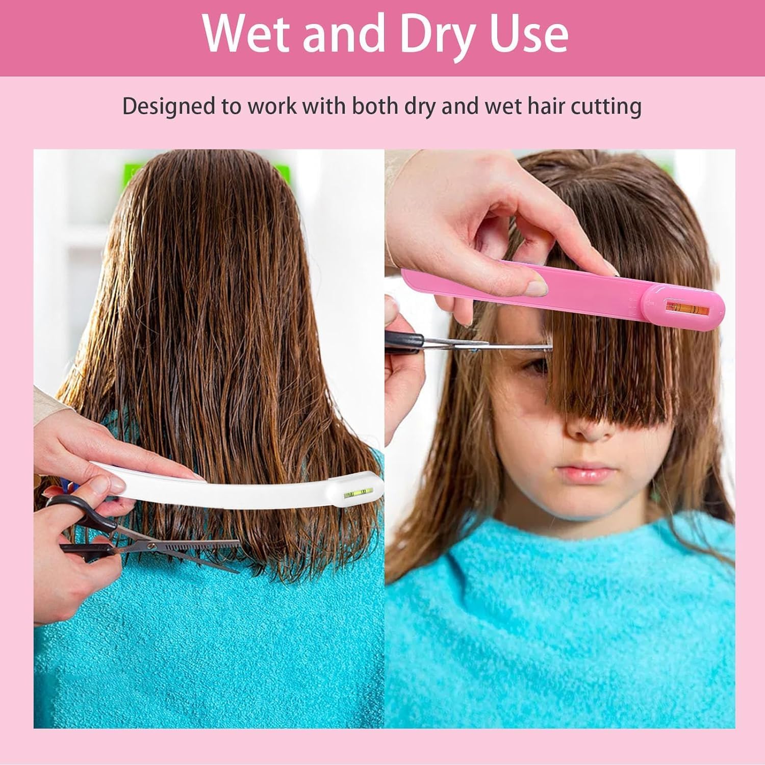 Professional Hair Styling Tools: DIY Layering and Trimming Kit with Clips