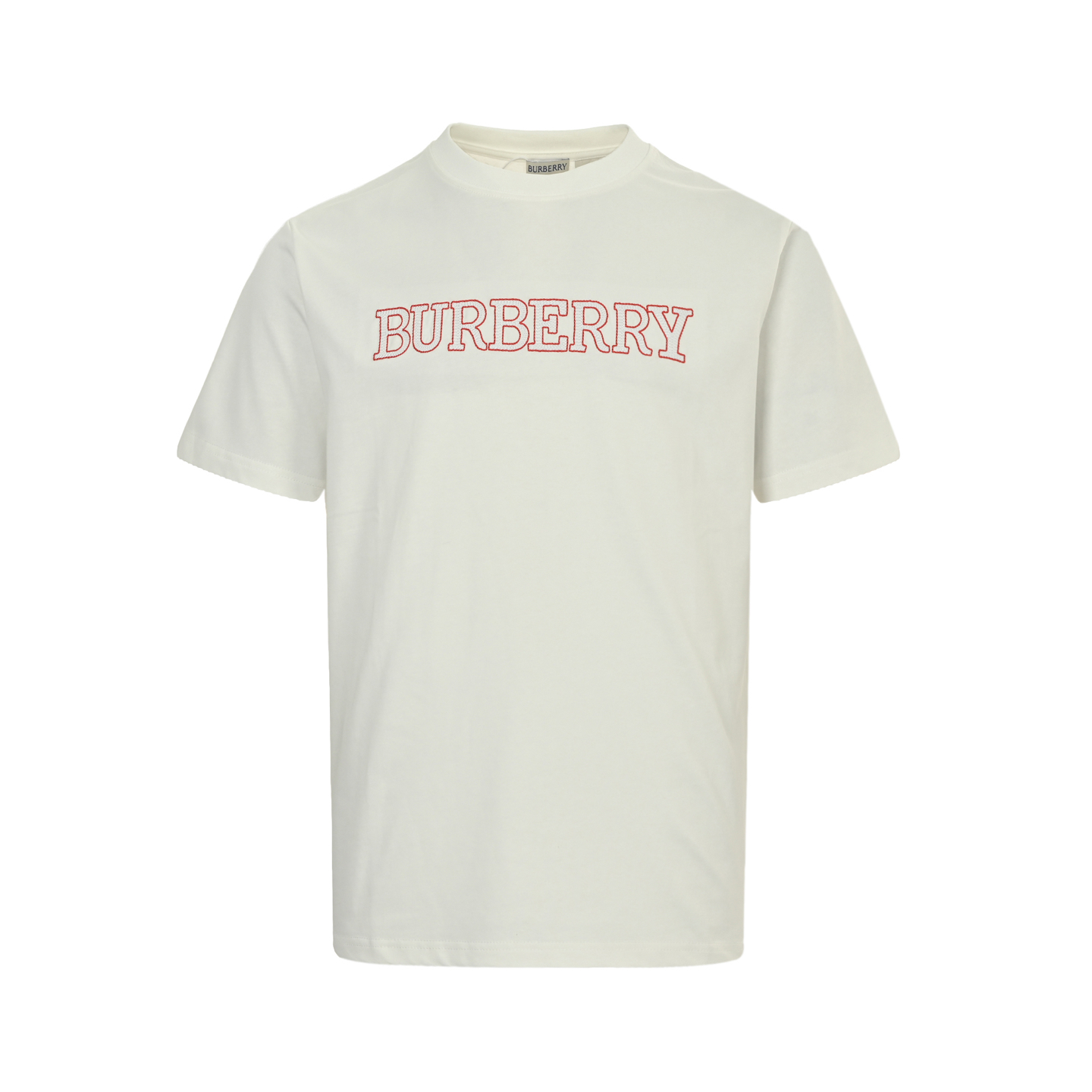 Burberry 25ss Tatami embroidered letter short sleeve