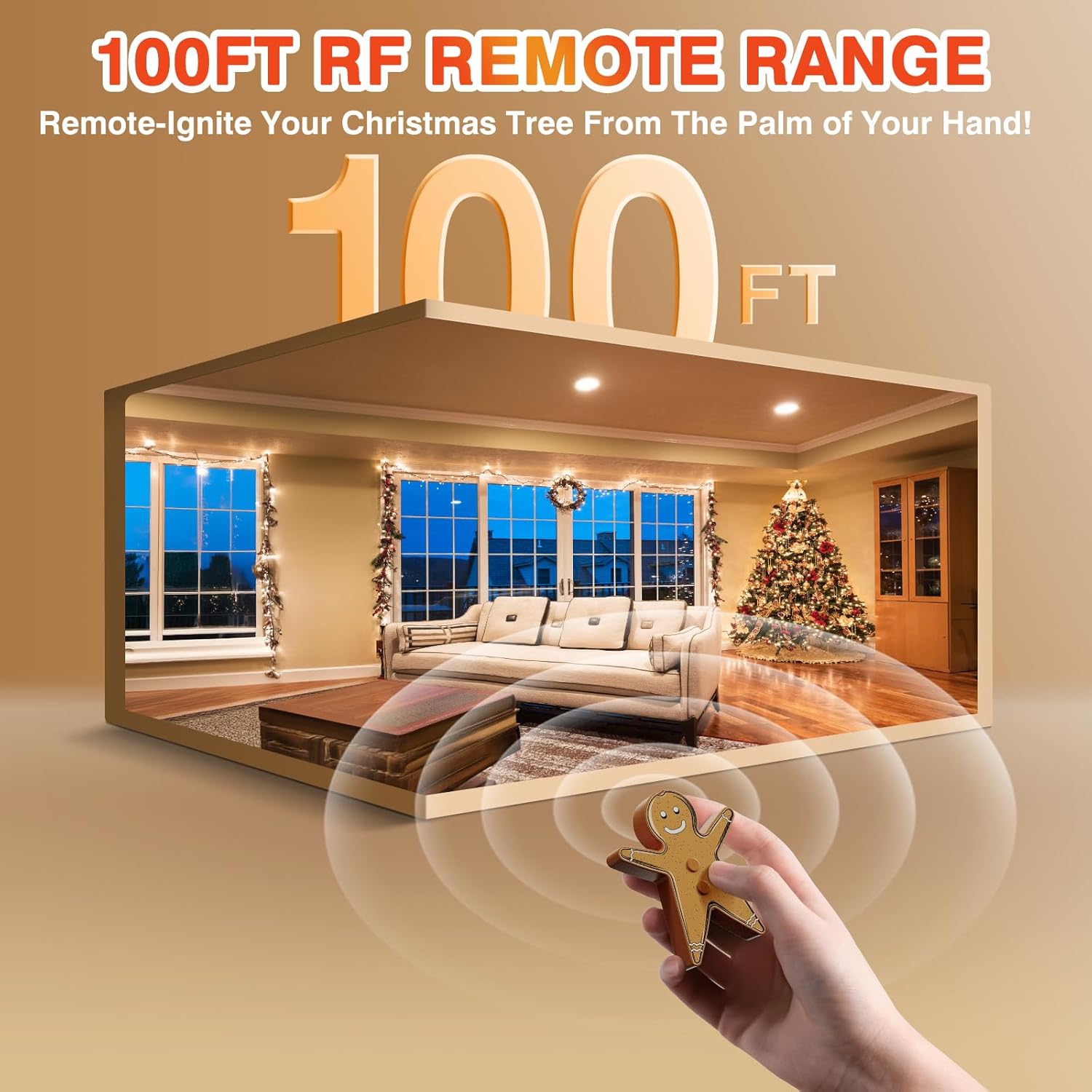 Gingerbread Man Wireless Remote Switch