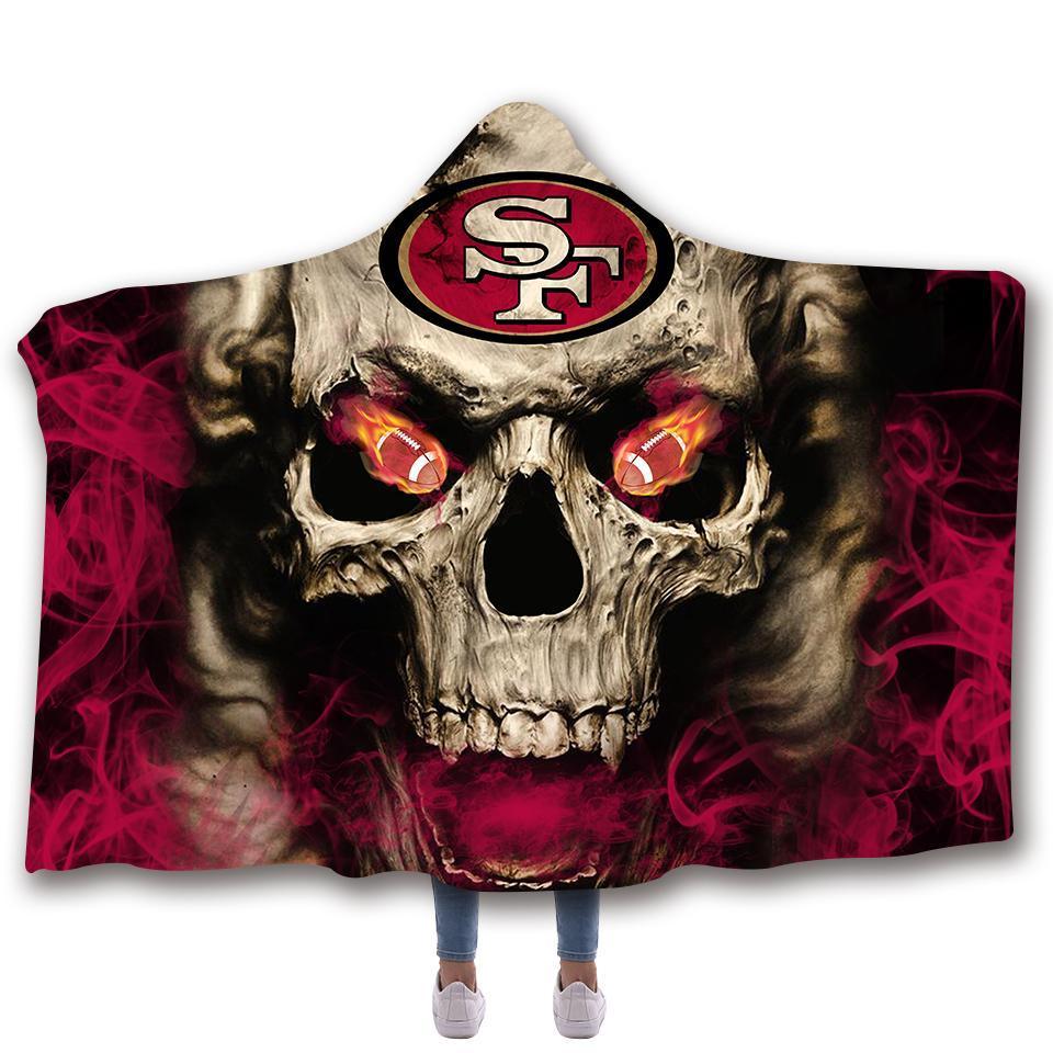 SAN FRANCISCO 49ERS CLASSIC 3D HOODED BLANKET