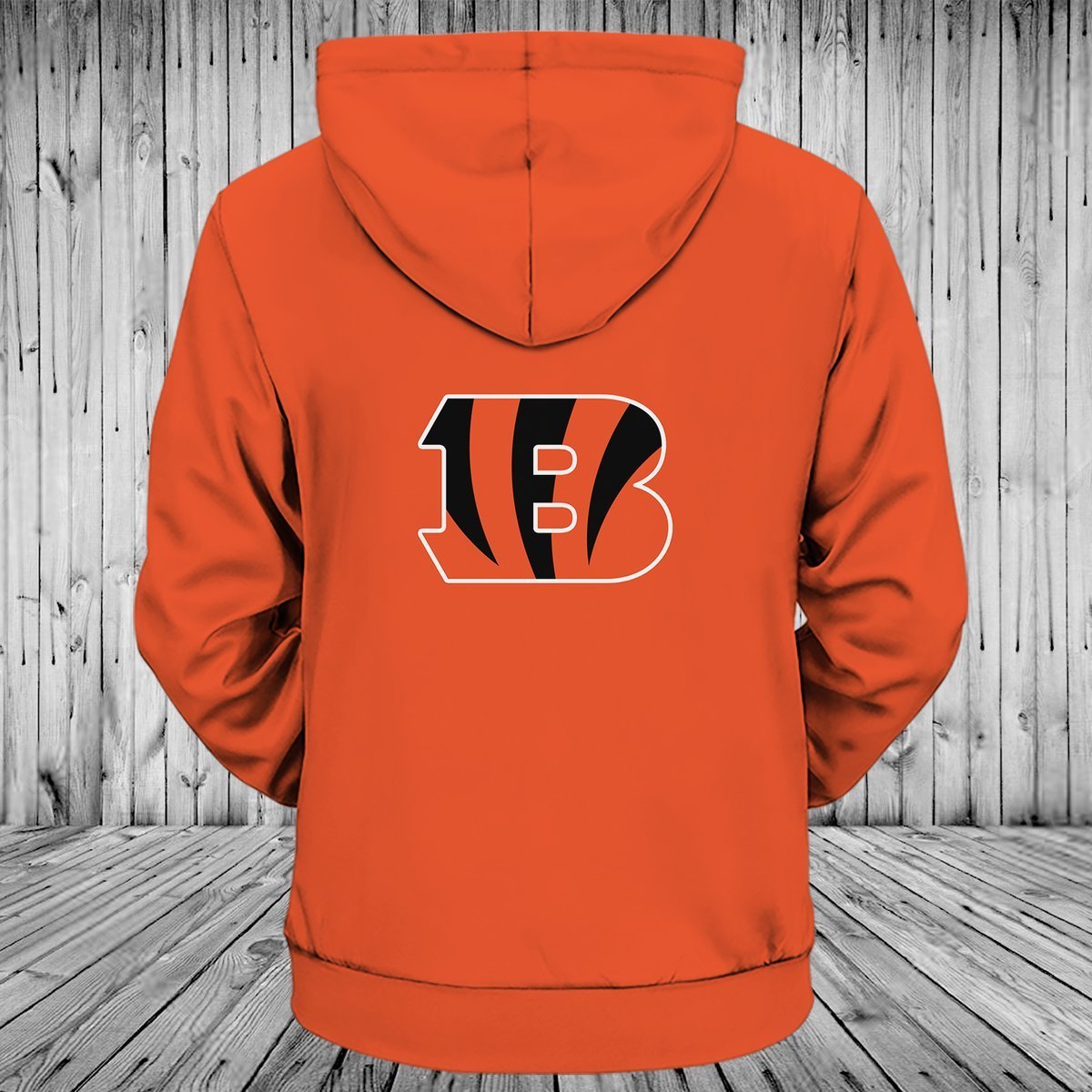 BENGALS HOODIE 3D 25