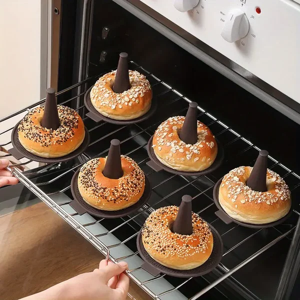 🍩🎃Early Halloween Sale👻- Lekue Bagel Maker with 6 Individual Bagel Molds (6PCS/SET)-BUY 2 SETS GET 10% OFF & FREE SHIIPPING