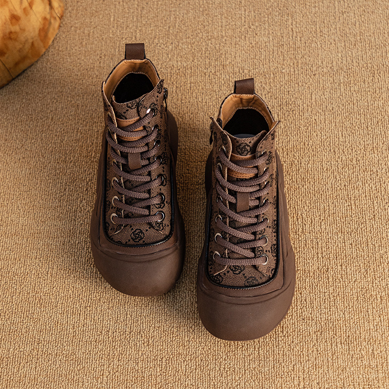 🎄Early Christmas Sale 49% OFF🔥Thick-soled plus velvet Martin boots (Cowhide)