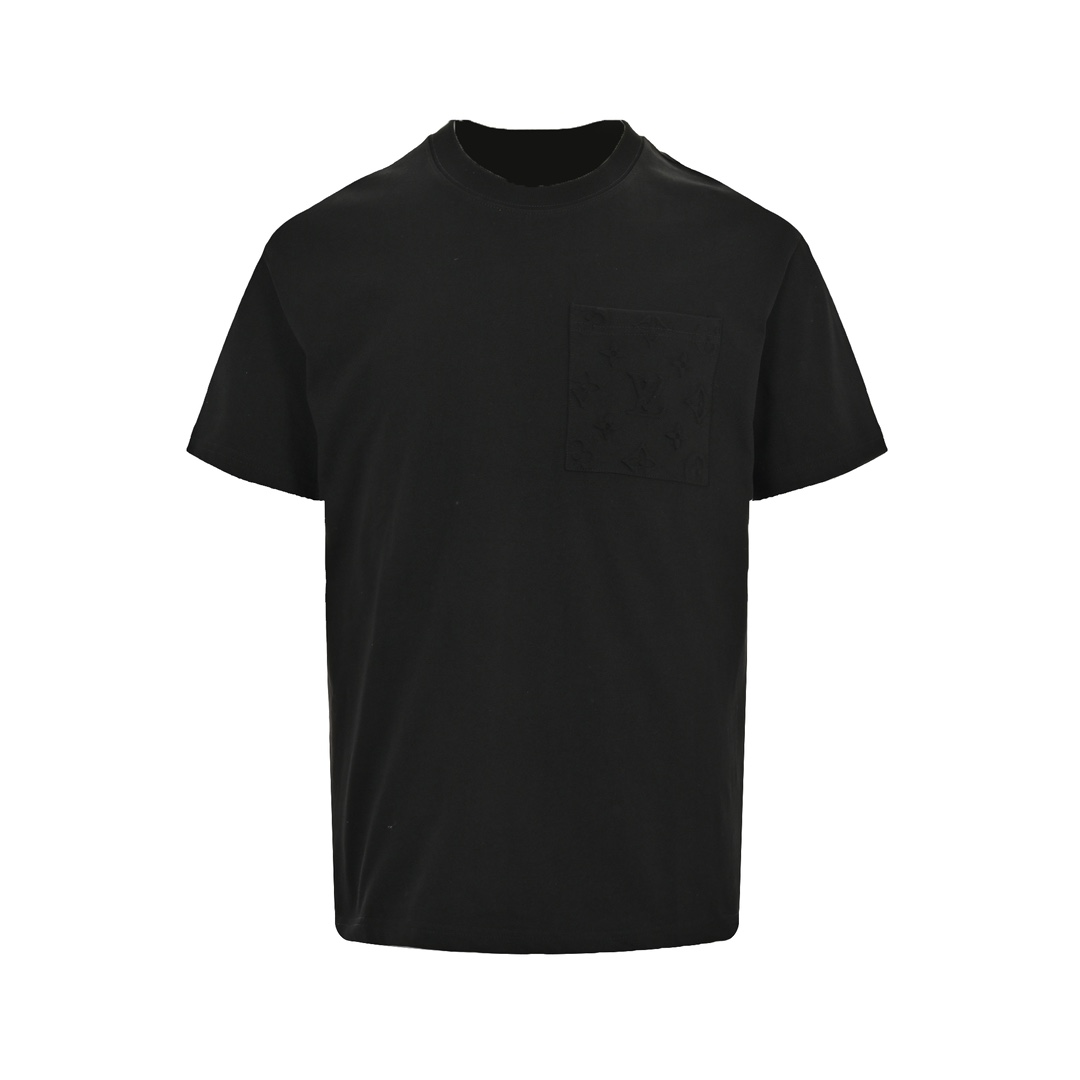 Louis Vuitton 24ss pocket monogram embossed short sleeve