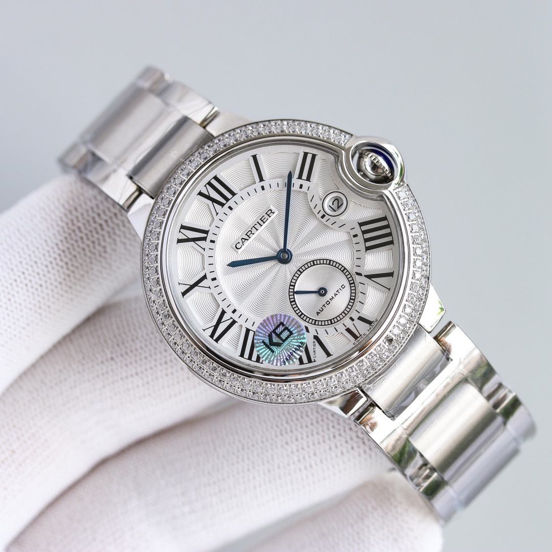 CARTIER Blue Balloon Two and a Half Hands Men's Watch