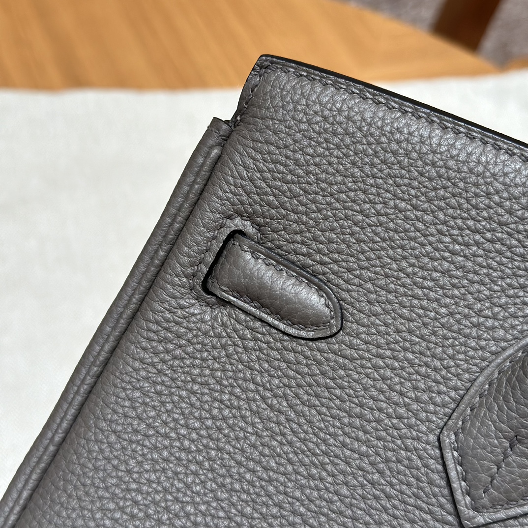 Hermes Birkin 8FGris Etain Handbag (Handmade to Order)