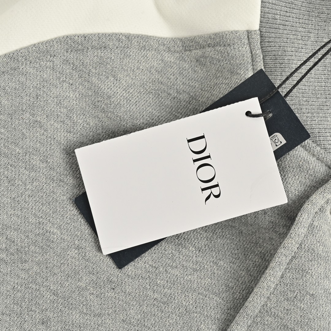 Dior 24Fw lily of the valley embroidery patchwork baseball jacket
