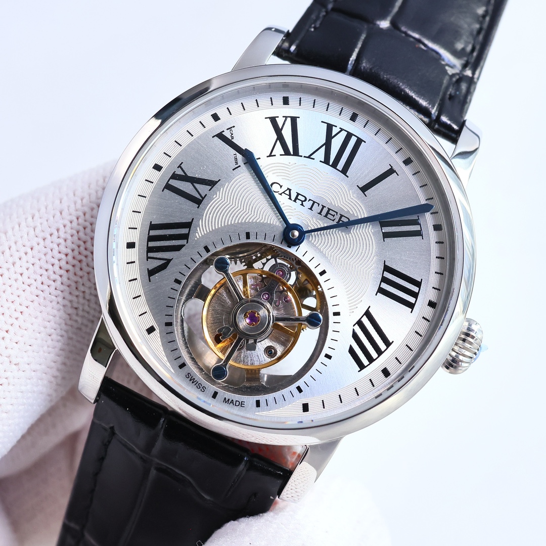 Cartier True Flywheel KF1 Rotonde de Cartier Tourbillon Cadran Love Tourbillon Watch