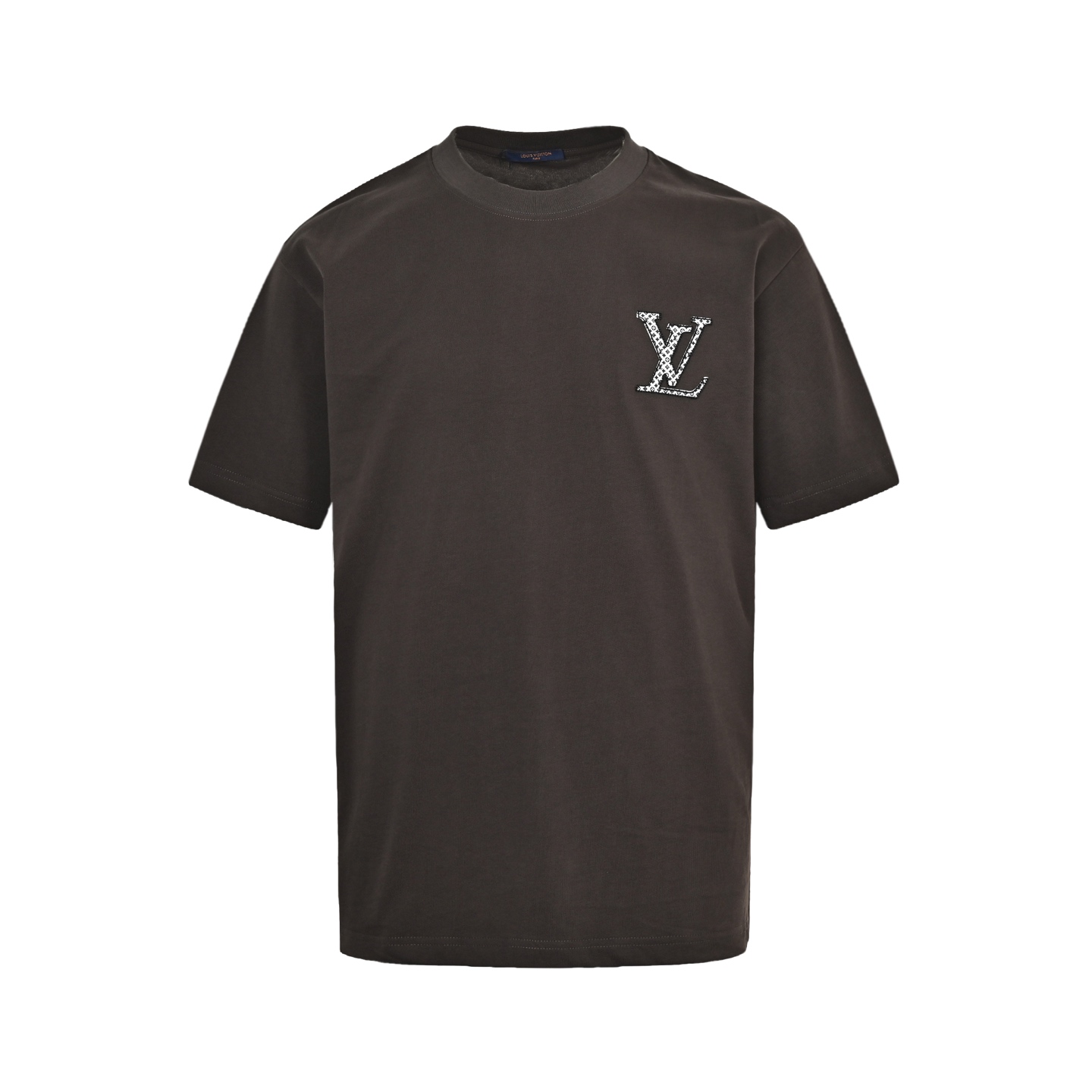 Louis Vuitton 25ss monogram patch embroidered LOGO short sleeve