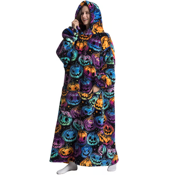 Cozy Oversized Blanket Hoodie with Big Pocket