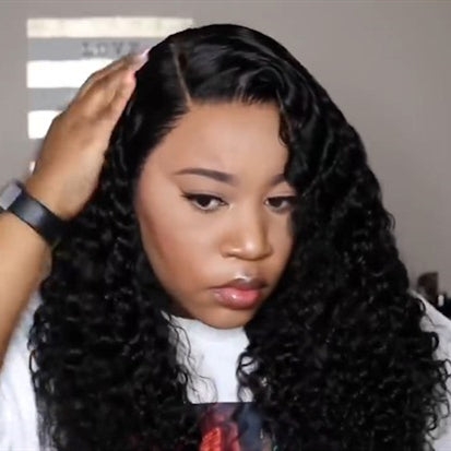 New Natural Curly Lace Front Basic Cap Wig