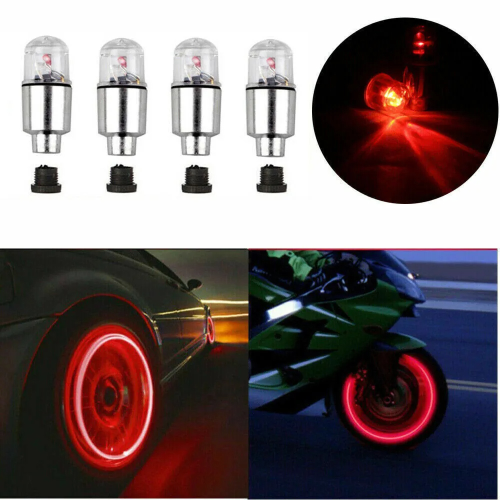 Motion Activated LED Wheel Lights Suitable for Cars, Motorcycles, Bicycles