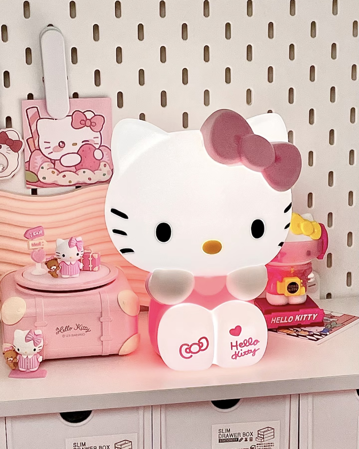 Kitty pat light night light silicone