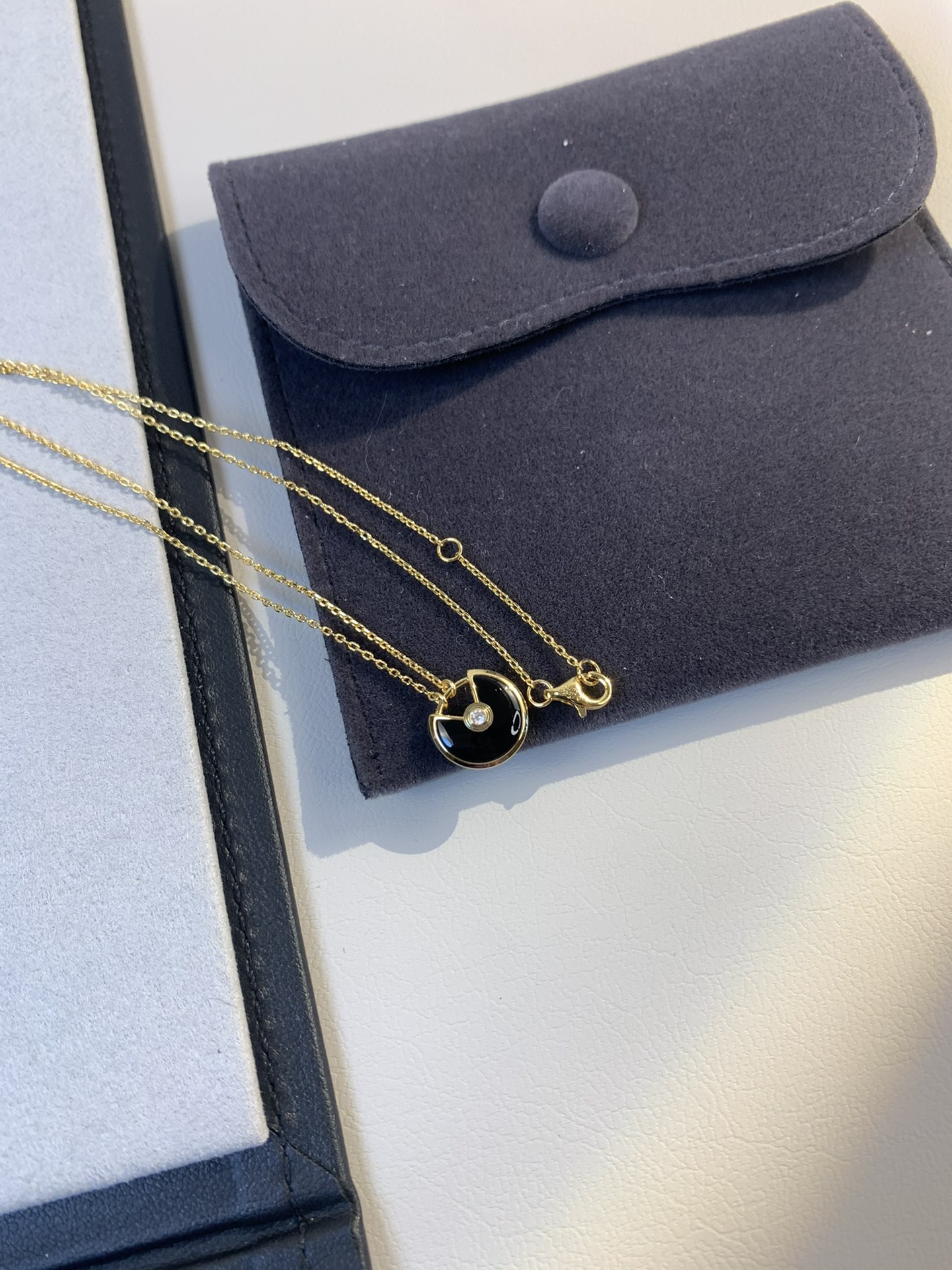 Cartier Black Onyx Necklace