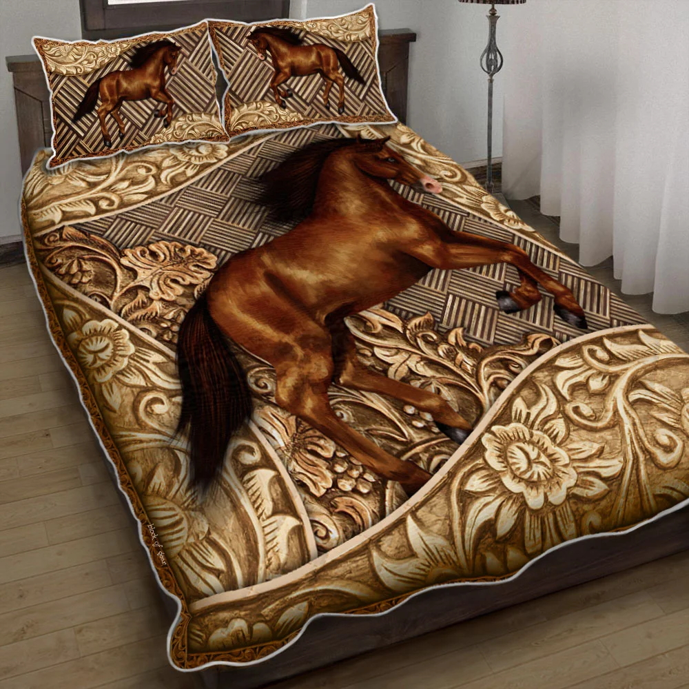 Horse Quilt Bed Set