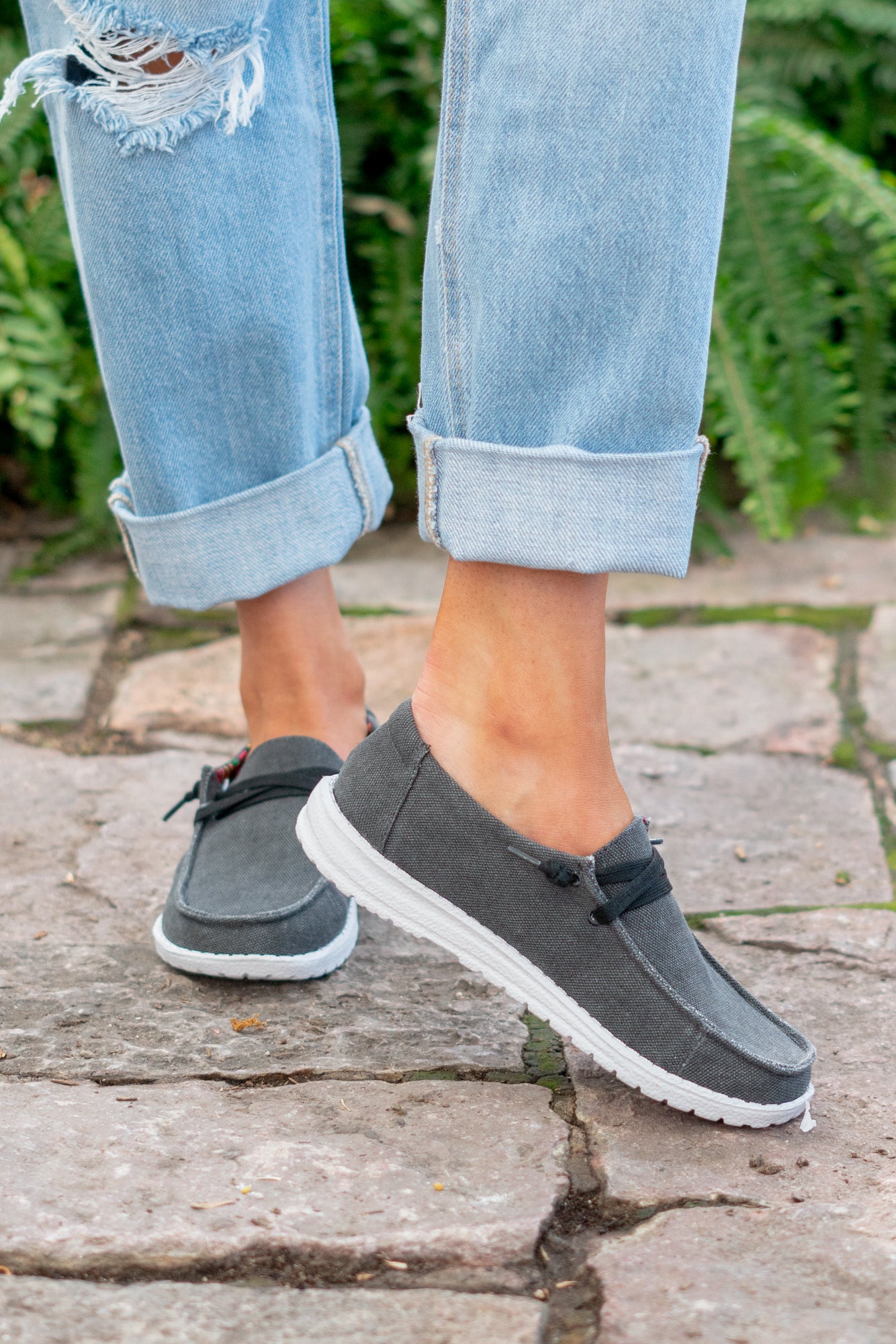 Holly Boat Shoes - Black