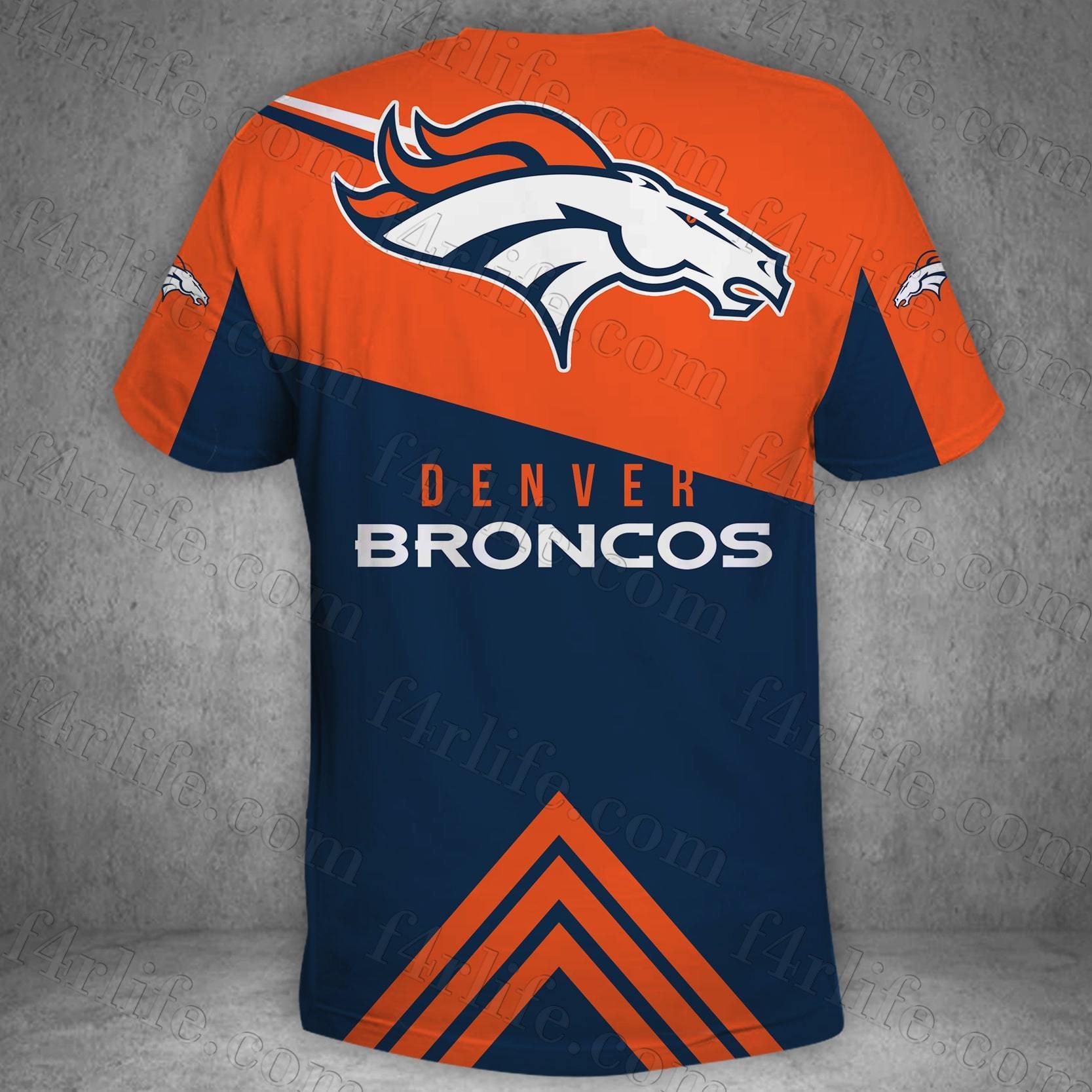DENVER BRONCOS LOVE HOODIE 3D VIP 8