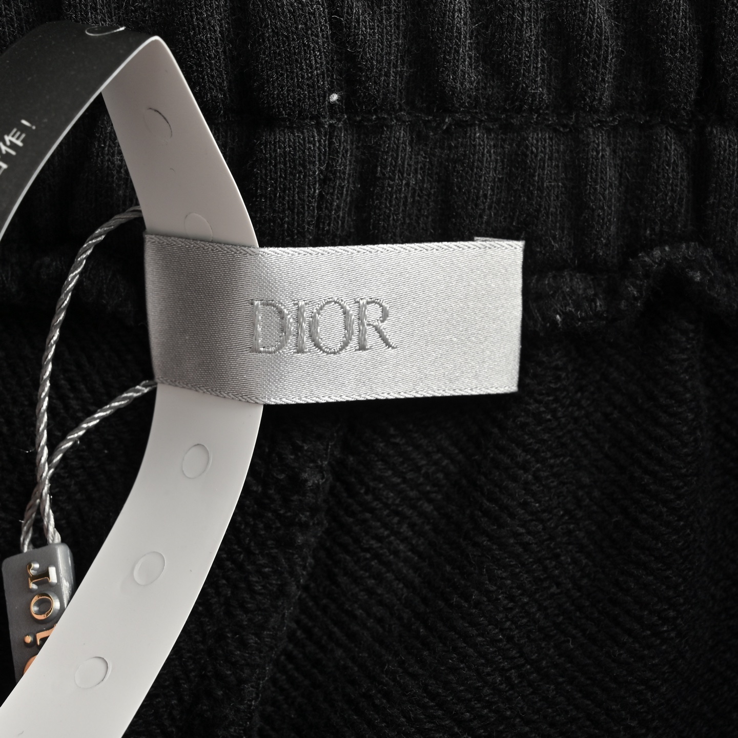 Dior 25ss lettering embroidered washed shorts