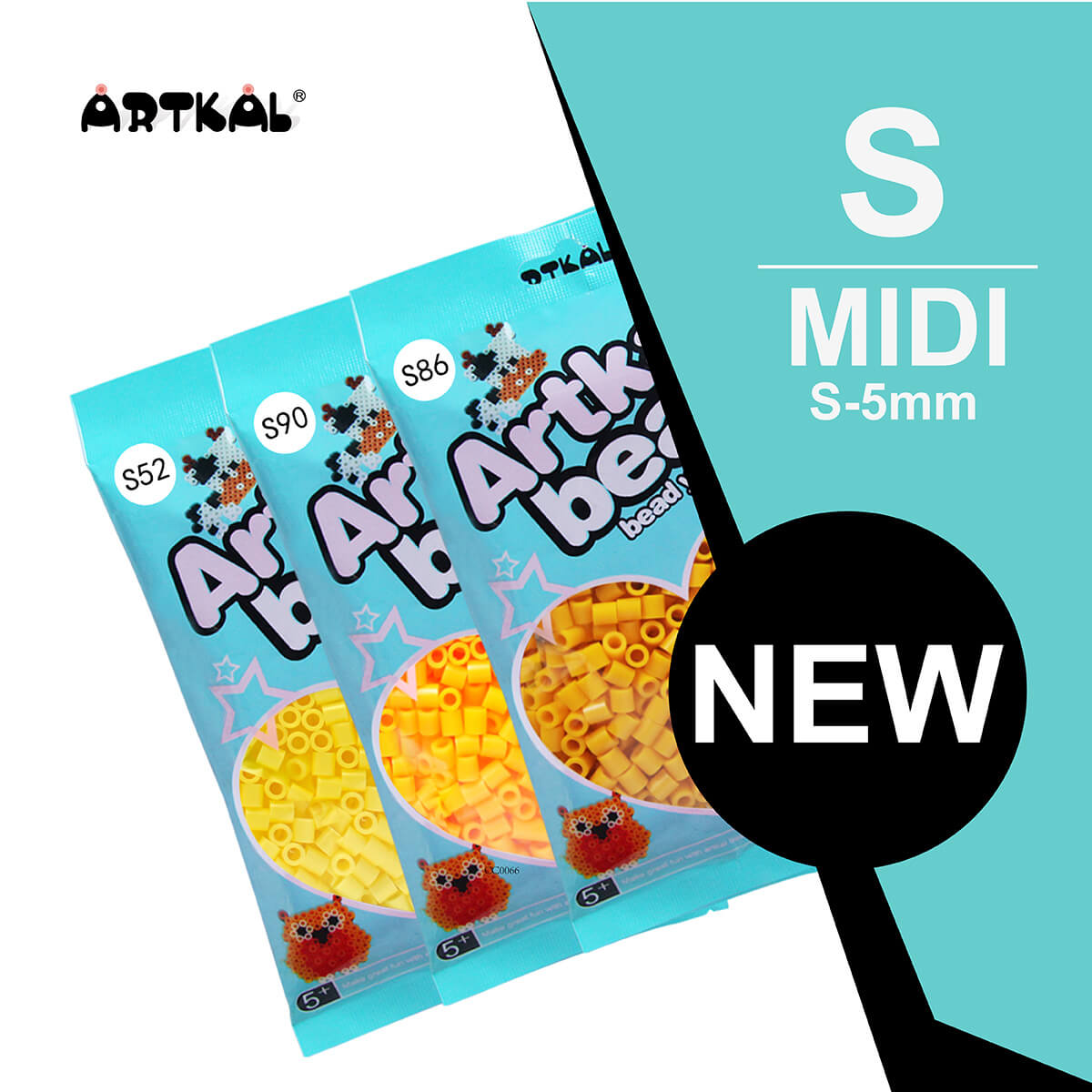 72 bags MIDI S-5mm Colors Set 1000 Count Pack(SB1000-N)