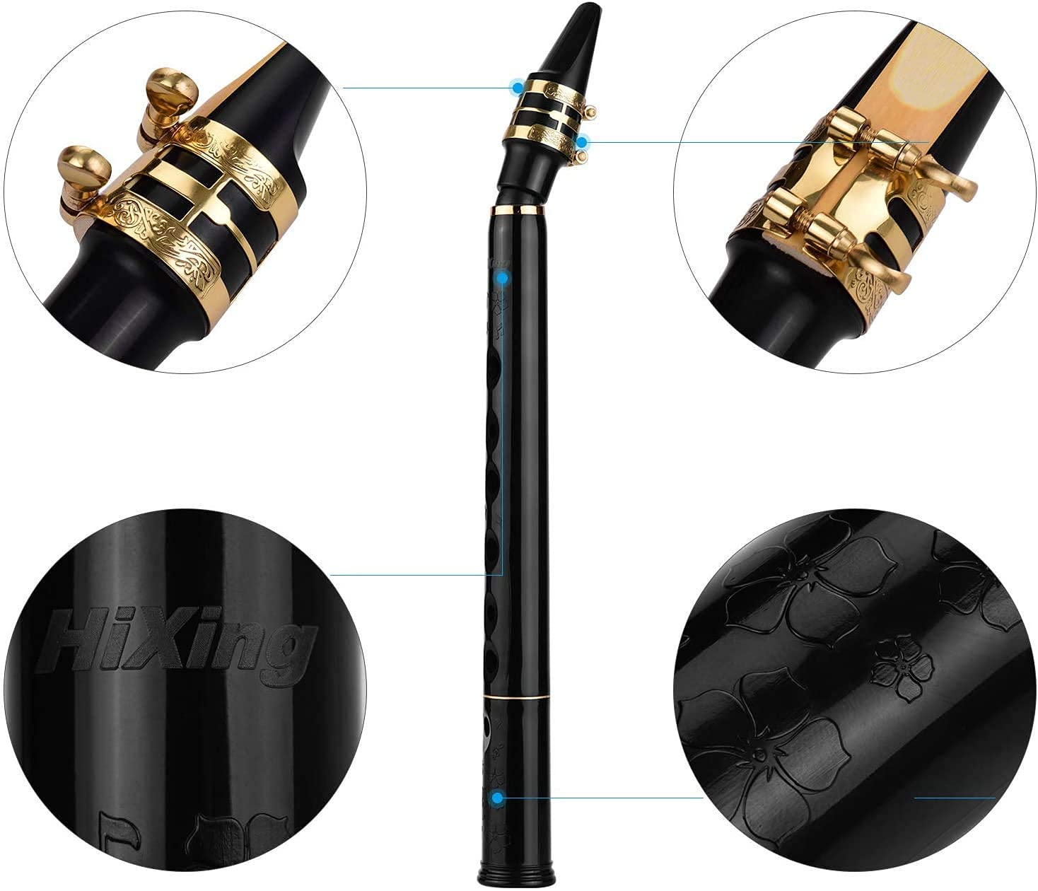 ✨Key Of C Two Octave Range Pocket Travel Saxphone