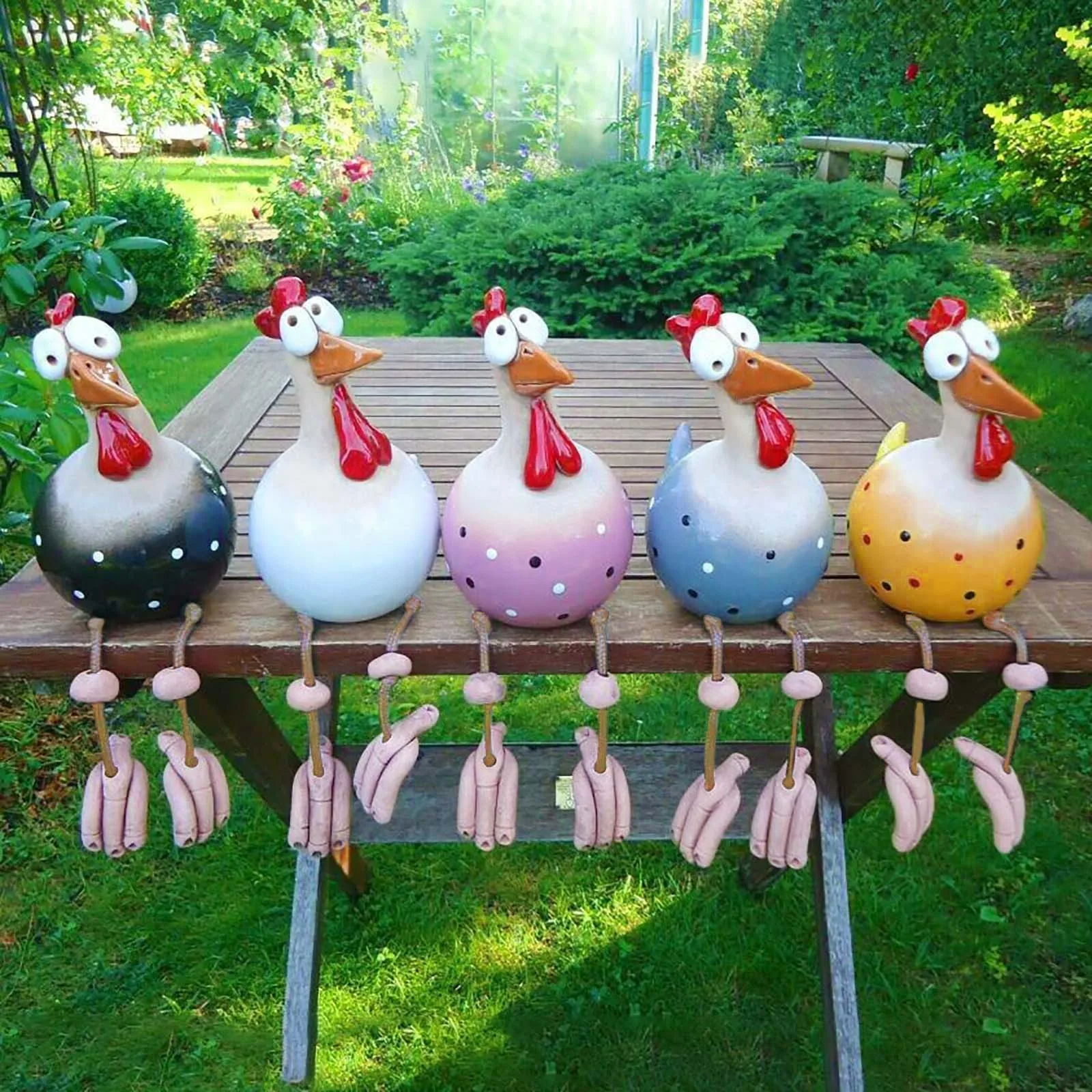 🔥Last Day 50% OFF🔥Funny Chickens Statues-Chicken Fence Decoration📦BUY 2 GET FREE SHIPPING NOW