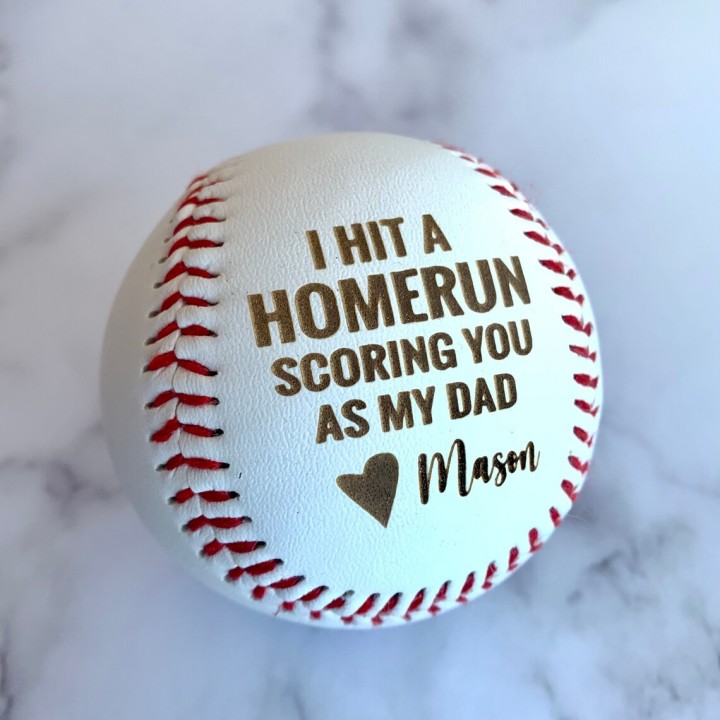 Personalized Baseball Father' Gift