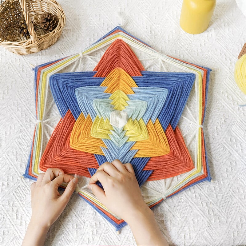 Mandala Hand-Woven Material Package