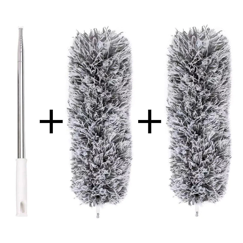 (🔥Last Day Promotion-SAVE 50% OFF)🧹30-100 Inches Retractable Washable Curved Microfiber Duster-BUY 2 GET 10% OFF & FREE SHIPPING！
