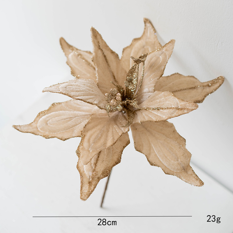 🎄Early Christmas Sale 49% OFF🎄Sequined Velvet Artificial Christmas Flower-Buy More Save More