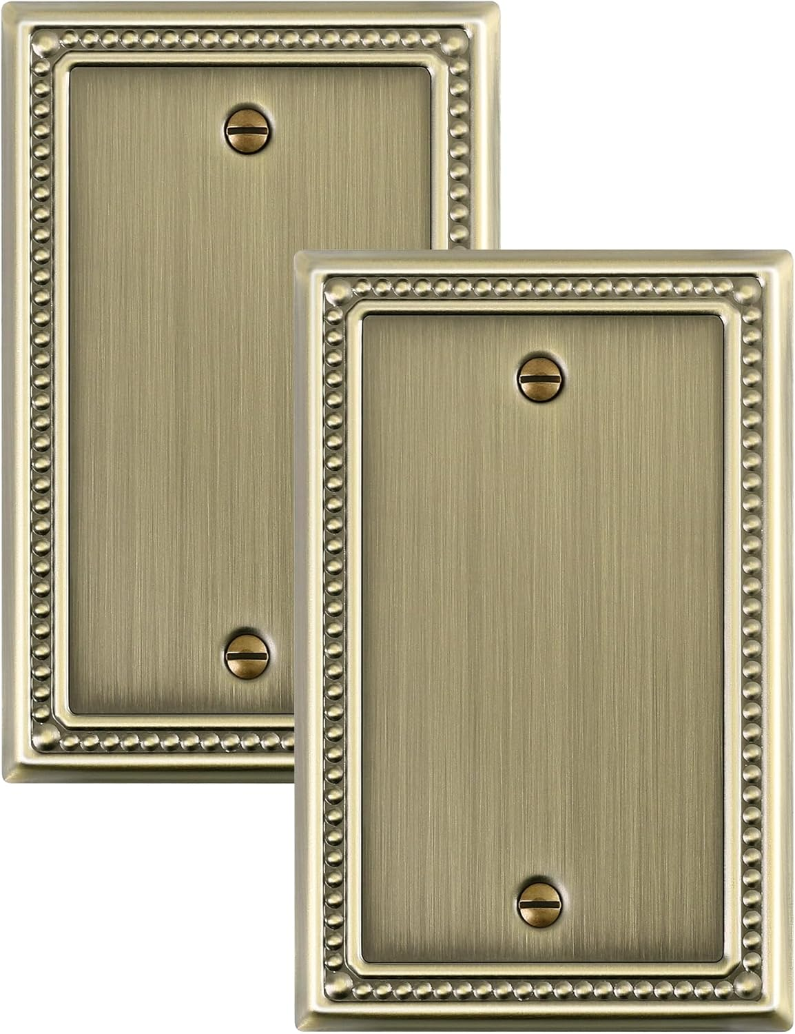 2-Pack Sunken Pearls Heavy Duty Decorative Wall Plate Switch Plate