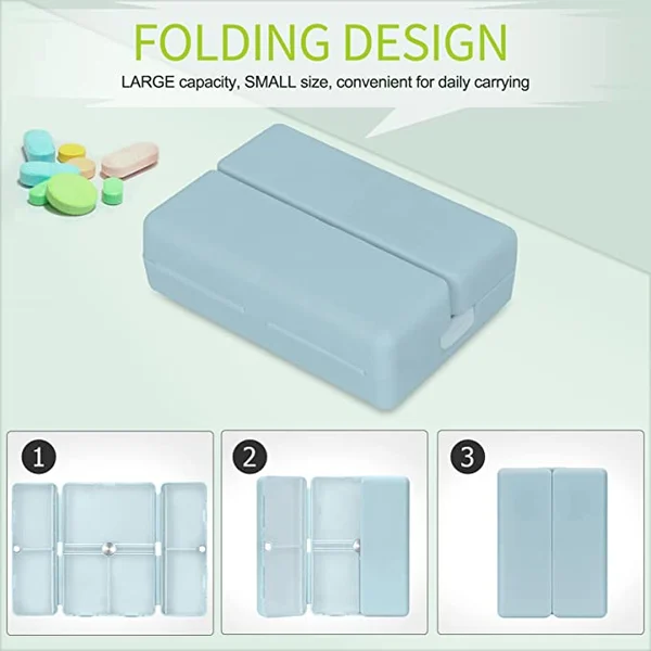 💊7 Compartments Travel Portable Pill Case