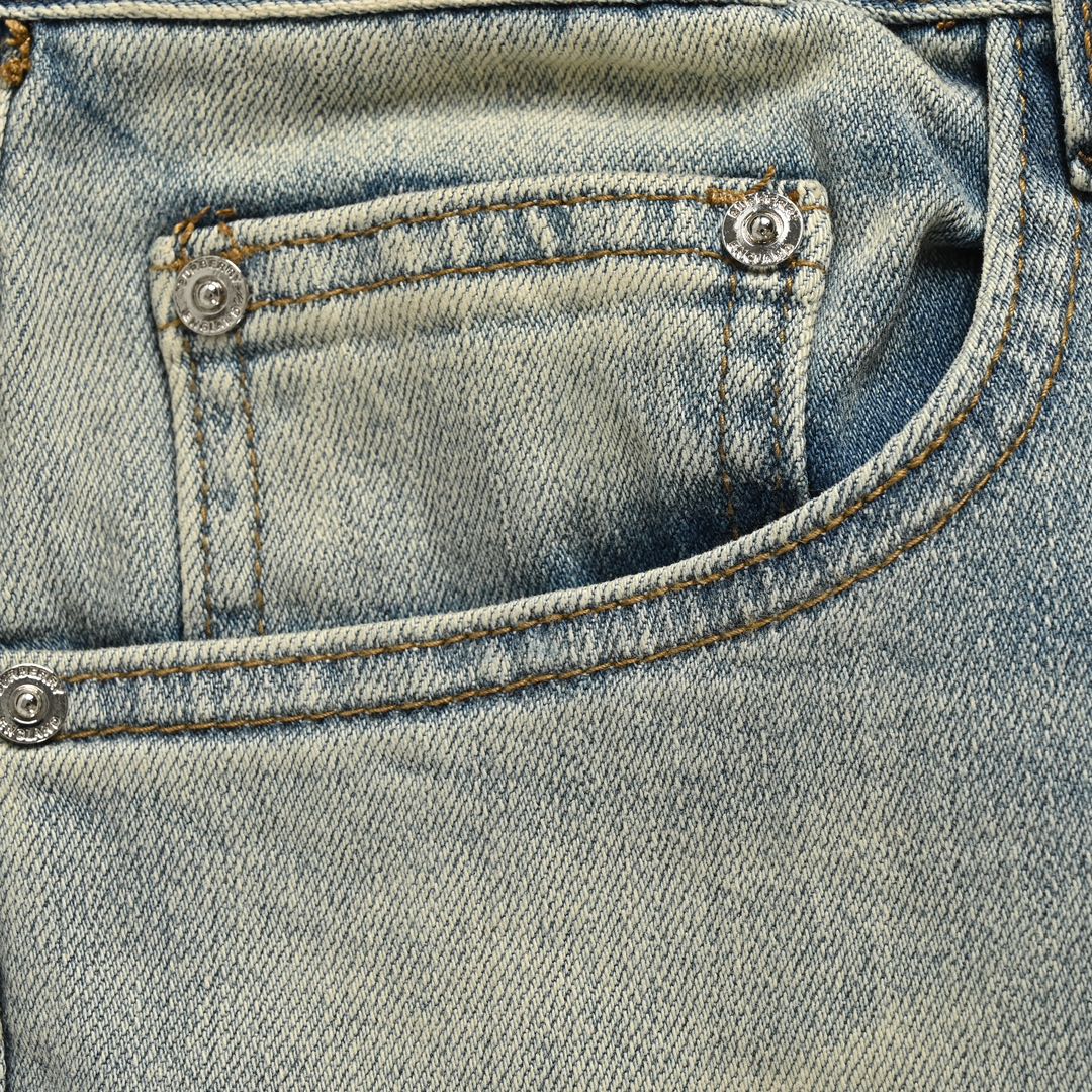 Burberry TB Warhorse Embroidered Jeans with Back Pockets