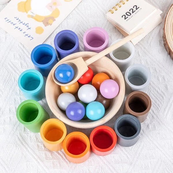 🔥🔥🔥Children's early education educational color recognition classification cup---win at the starting line
