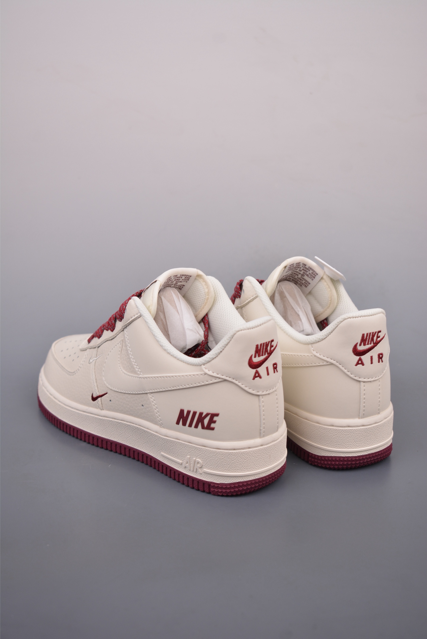Nike Air Force 1'07 Low Beige Wine Red TV2306-258