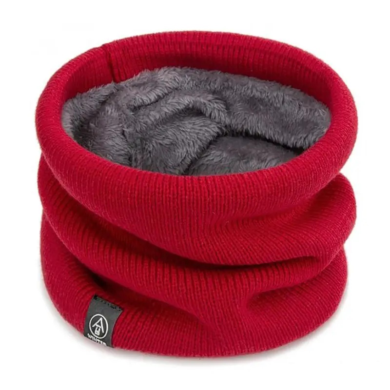 Fleece-Lined Winter Scarf - Soft, Warm & Windproof Neck Gaiter for Men and Women