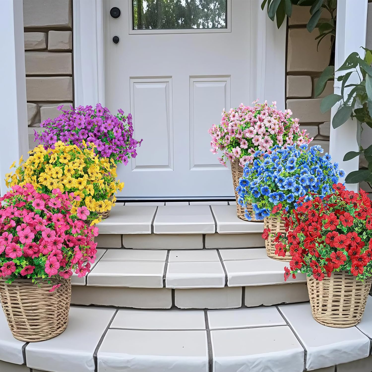 ✨Limited Sale 70% OFF✨24 Bundles UV Resistant Artificial Flowers