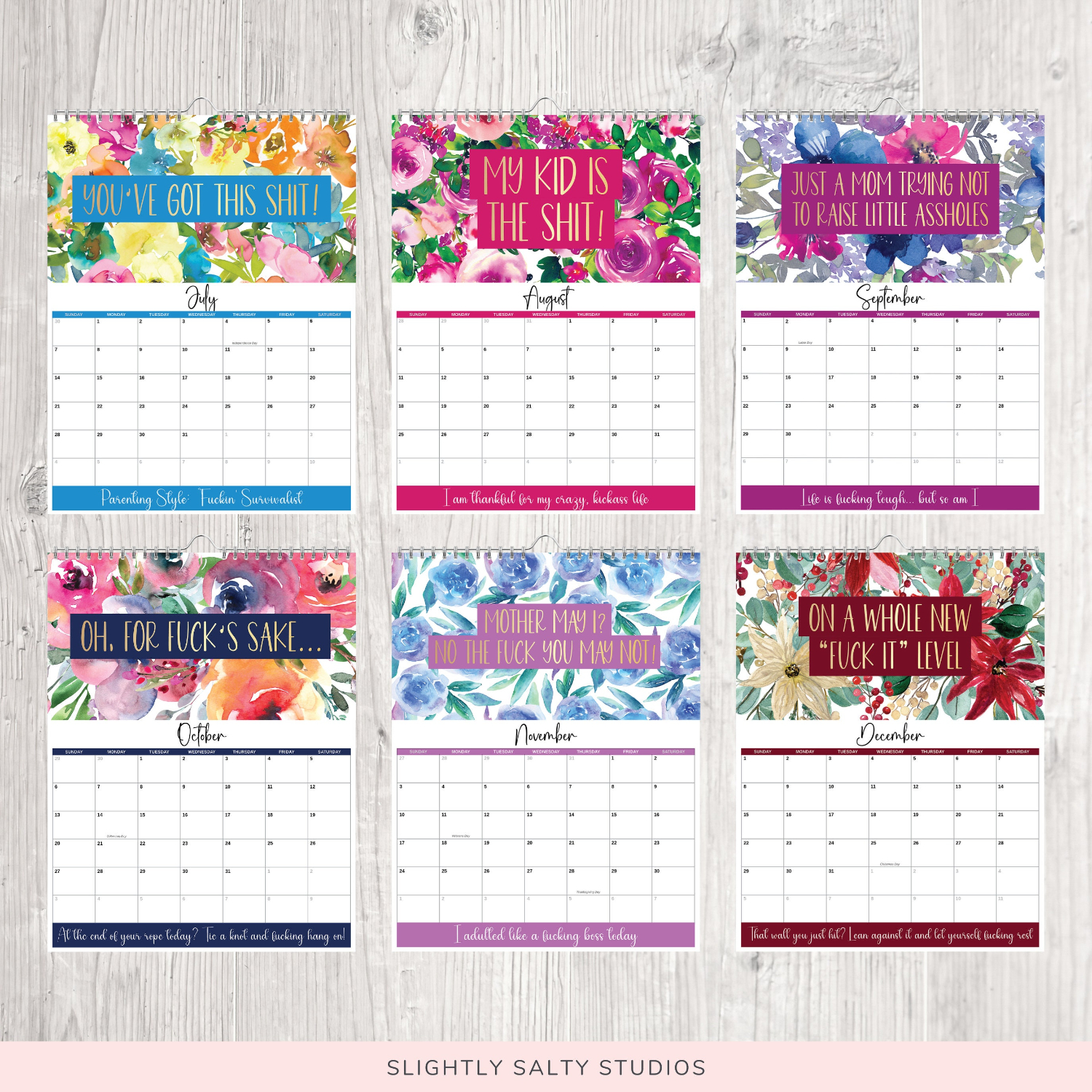 2024 Calendar For Tired-Ass Mom