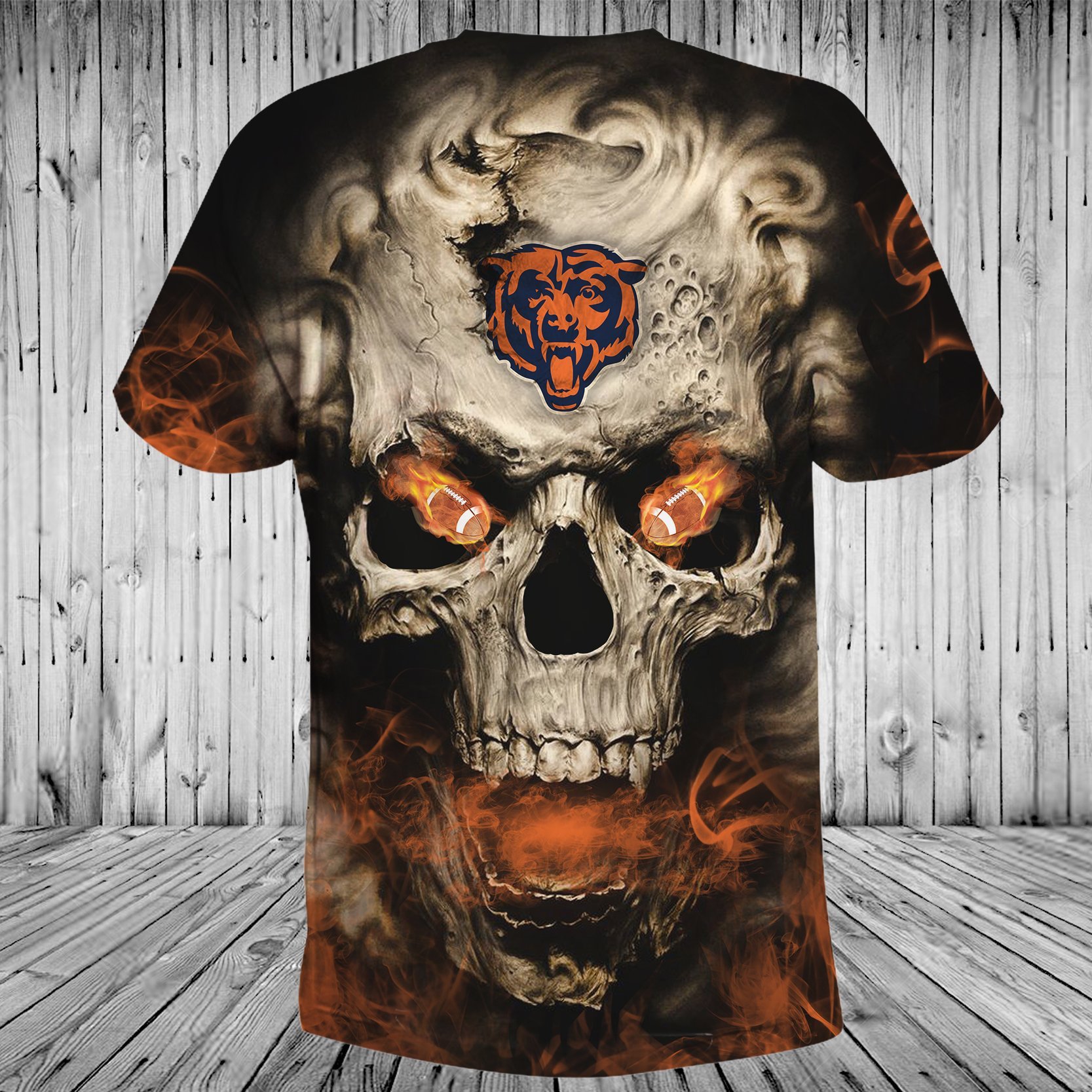 BEARS 3D HOODIE SKULL19