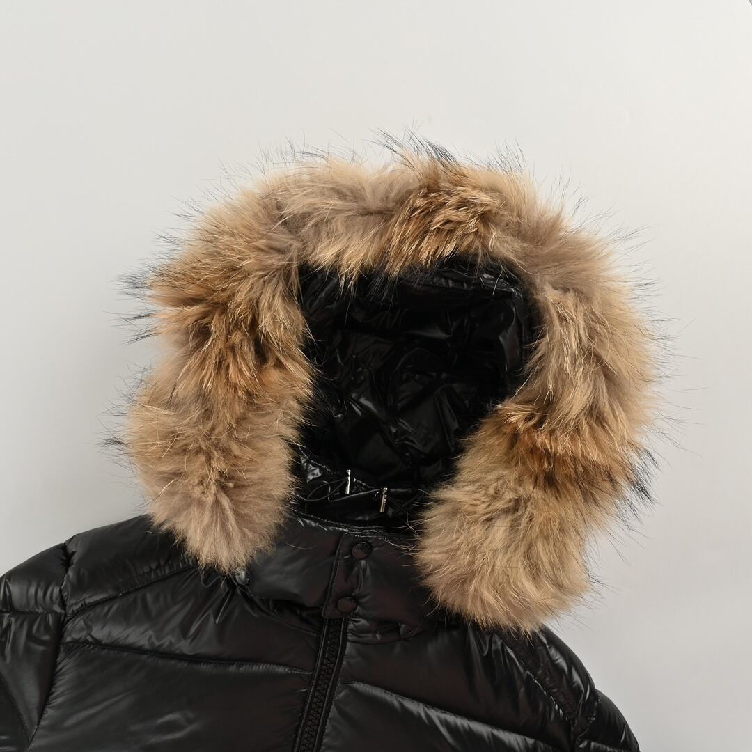 Moncler MAYAFUR Maya fur collar hooded down jacket