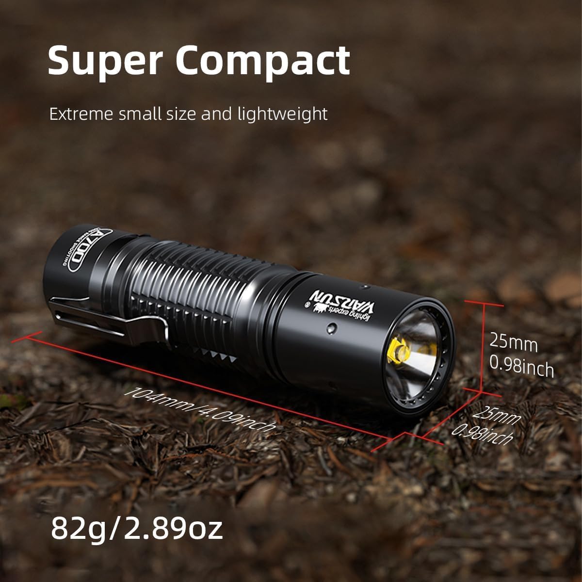 🔥🔥Small USB Rechargeable EDC Flashlight